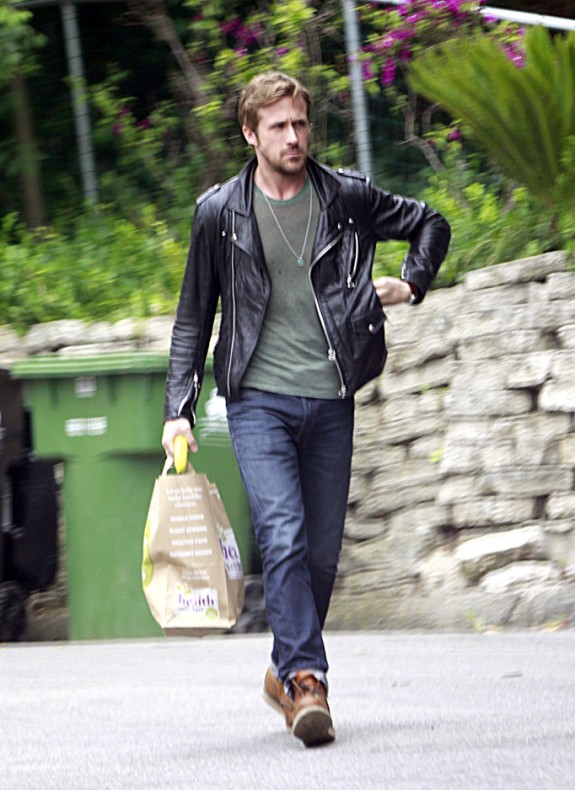 Ryan Gosling - veste en cuir